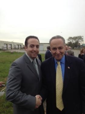 Joe with Sen. Chuck Schumer